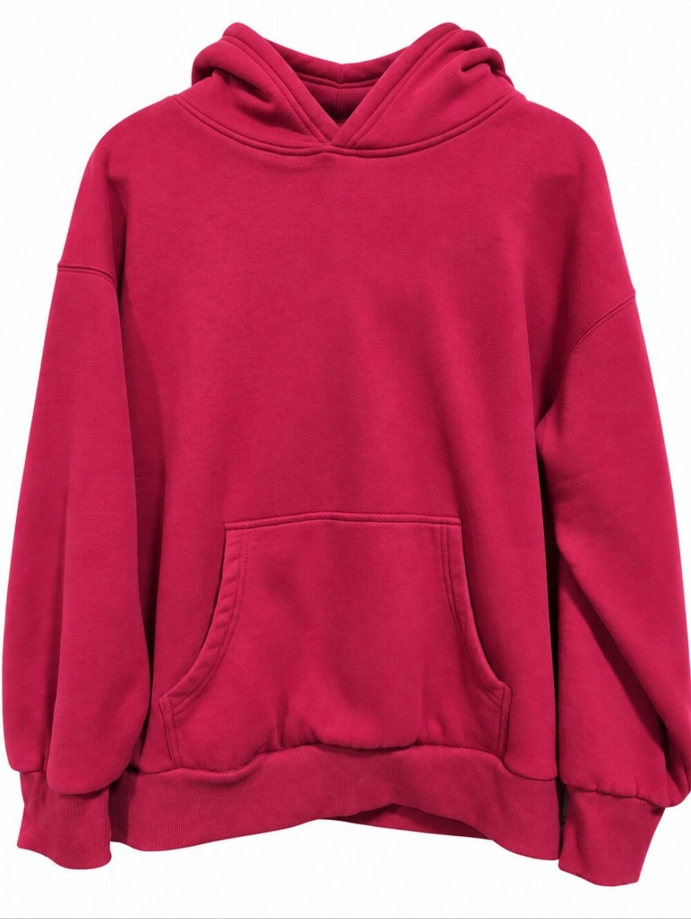 Trendy Queen Women’s Medium Berry Pink Oversized Pullover Hoodie